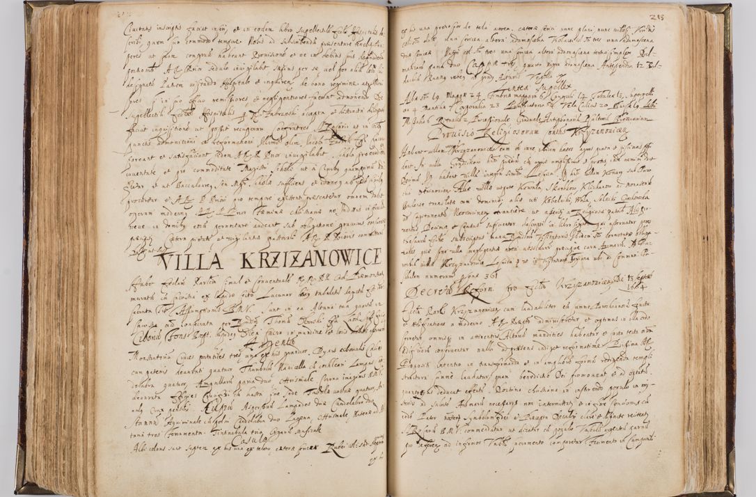 Zdjęcie nr 224 dla obiektu archiwalnego: Visitatio quindecim decanatuum, nempe: Skavinensis, Zathoriensis, Novi Montis, Skalensis, Wrocimoviensis, Adreoviensis, Kijensis, Paczanoviensis, Oswiecimensis, Żywiecensis, Witoviensis, Skoliensis, Opatovecensis, Wielicensis et Plesnensis a Peril. et R.D. Nicolao Oborski, episcopo Laodicensis, suffraganeo, archidiacono, vicario in spiritualibus generali Cracoviensi in annis 1663 - 1665 expedita