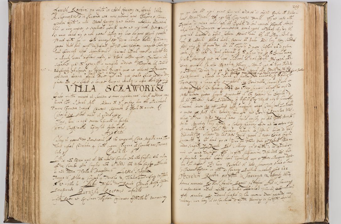Zdjęcie nr 220 dla obiektu archiwalnego: Visitatio quindecim decanatuum, nempe: Skavinensis, Zathoriensis, Novi Montis, Skalensis, Wrocimoviensis, Adreoviensis, Kijensis, Paczanoviensis, Oswiecimensis, Żywiecensis, Witoviensis, Skoliensis, Opatovecensis, Wielicensis et Plesnensis a Peril. et R.D. Nicolao Oborski, episcopo Laodicensis, suffraganeo, archidiacono, vicario in spiritualibus generali Cracoviensi in annis 1663 - 1665 expedita