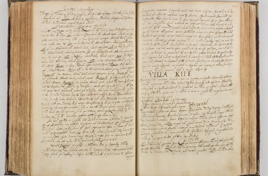 Zdjęcie nr 213 dla obiektu archiwalnego: Visitatio quindecim decanatuum, nempe: Skavinensis, Zathoriensis, Novi Montis, Skalensis, Wrocimoviensis, Adreoviensis, Kijensis, Paczanoviensis, Oswiecimensis, Żywiecensis, Witoviensis, Skoliensis, Opatovecensis, Wielicensis et Plesnensis a Peril. et R.D. Nicolao Oborski, episcopo Laodicensis, suffraganeo, archidiacono, vicario in spiritualibus generali Cracoviensi in annis 1663 - 1665 expedita