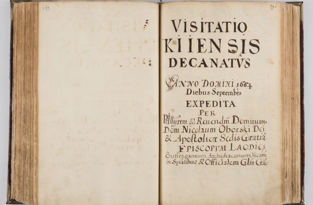 Zdjęcie nr 205 dla obiektu archiwalnego: Visitatio quindecim decanatuum, nempe: Skavinensis, Zathoriensis, Novi Montis, Skalensis, Wrocimoviensis, Adreoviensis, Kijensis, Paczanoviensis, Oswiecimensis, Żywiecensis, Witoviensis, Skoliensis, Opatovecensis, Wielicensis et Plesnensis a Peril. et R.D. Nicolao Oborski, episcopo Laodicensis, suffraganeo, archidiacono, vicario in spiritualibus generali Cracoviensi in annis 1663 - 1665 expedita