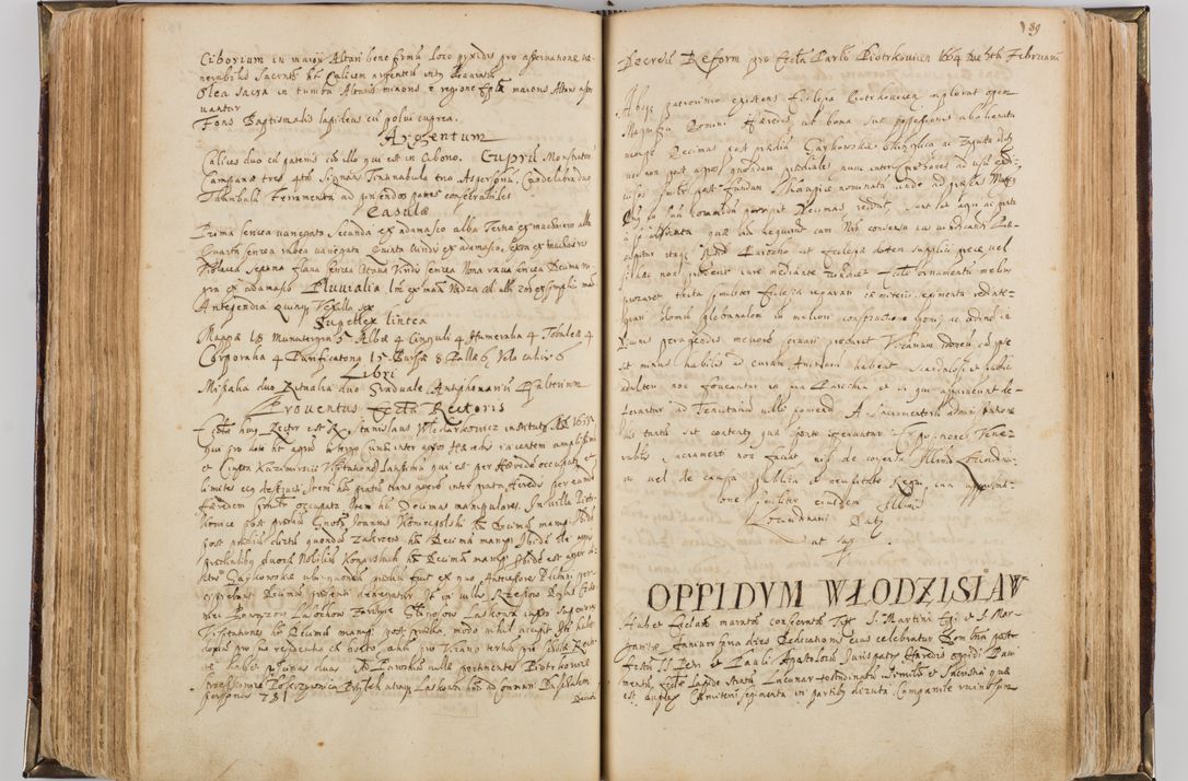 Zdjęcie nr 201 dla obiektu archiwalnego: Visitatio quindecim decanatuum, nempe: Skavinensis, Zathoriensis, Novi Montis, Skalensis, Wrocimoviensis, Adreoviensis, Kijensis, Paczanoviensis, Oswiecimensis, Żywiecensis, Witoviensis, Skoliensis, Opatovecensis, Wielicensis et Plesnensis a Peril. et R.D. Nicolao Oborski, episcopo Laodicensis, suffraganeo, archidiacono, vicario in spiritualibus generali Cracoviensi in annis 1663 - 1665 expedita