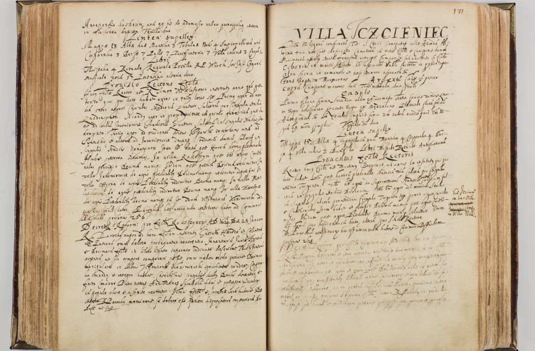 Zdjęcie nr 182 dla obiektu archiwalnego: Visitatio quindecim decanatuum, nempe: Skavinensis, Zathoriensis, Novi Montis, Skalensis, Wrocimoviensis, Adreoviensis, Kijensis, Paczanoviensis, Oswiecimensis, Żywiecensis, Witoviensis, Skoliensis, Opatovecensis, Wielicensis et Plesnensis a Peril. et R.D. Nicolao Oborski, episcopo Laodicensis, suffraganeo, archidiacono, vicario in spiritualibus generali Cracoviensi in annis 1663 - 1665 expedita
