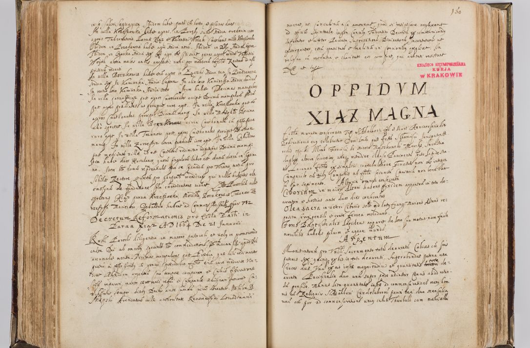 Zdjęcie nr 161 dla obiektu archiwalnego: Visitatio quindecim decanatuum, nempe: Skavinensis, Zathoriensis, Novi Montis, Skalensis, Wrocimoviensis, Adreoviensis, Kijensis, Paczanoviensis, Oswiecimensis, Żywiecensis, Witoviensis, Skoliensis, Opatovecensis, Wielicensis et Plesnensis a Peril. et R.D. Nicolao Oborski, episcopo Laodicensis, suffraganeo, archidiacono, vicario in spiritualibus generali Cracoviensi in annis 1663 - 1665 expedita