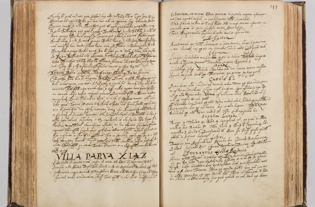 Zdjęcie nr 160 dla obiektu archiwalnego: Visitatio quindecim decanatuum, nempe: Skavinensis, Zathoriensis, Novi Montis, Skalensis, Wrocimoviensis, Adreoviensis, Kijensis, Paczanoviensis, Oswiecimensis, Żywiecensis, Witoviensis, Skoliensis, Opatovecensis, Wielicensis et Plesnensis a Peril. et R.D. Nicolao Oborski, episcopo Laodicensis, suffraganeo, archidiacono, vicario in spiritualibus generali Cracoviensi in annis 1663 - 1665 expedita