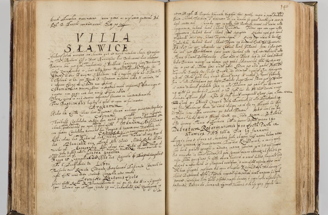 Zdjęcie nr 157 dla obiektu archiwalnego: Visitatio quindecim decanatuum, nempe: Skavinensis, Zathoriensis, Novi Montis, Skalensis, Wrocimoviensis, Adreoviensis, Kijensis, Paczanoviensis, Oswiecimensis, Żywiecensis, Witoviensis, Skoliensis, Opatovecensis, Wielicensis et Plesnensis a Peril. et R.D. Nicolao Oborski, episcopo Laodicensis, suffraganeo, archidiacono, vicario in spiritualibus generali Cracoviensi in annis 1663 - 1665 expedita