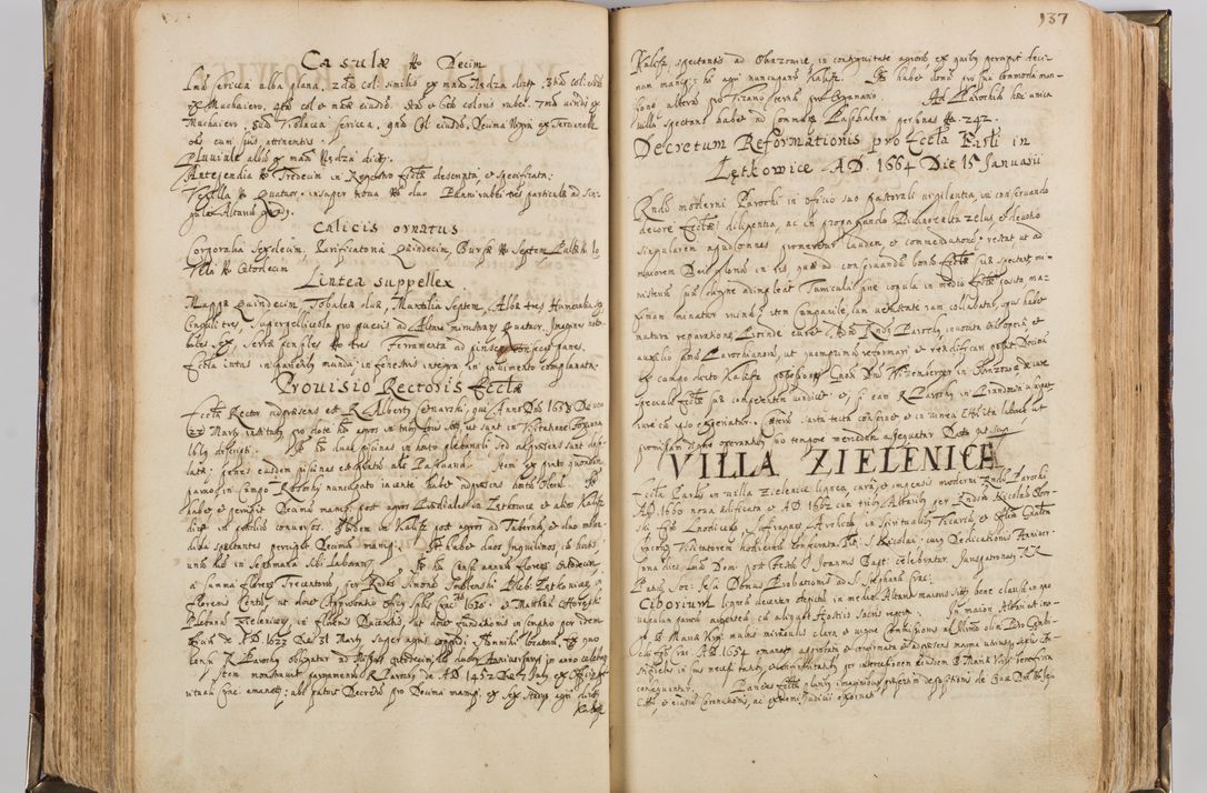 Zdjęcie nr 148 dla obiektu archiwalnego: Visitatio quindecim decanatuum, nempe: Skavinensis, Zathoriensis, Novi Montis, Skalensis, Wrocimoviensis, Adreoviensis, Kijensis, Paczanoviensis, Oswiecimensis, Żywiecensis, Witoviensis, Skoliensis, Opatovecensis, Wielicensis et Plesnensis a Peril. et R.D. Nicolao Oborski, episcopo Laodicensis, suffraganeo, archidiacono, vicario in spiritualibus generali Cracoviensi in annis 1663 - 1665 expedita