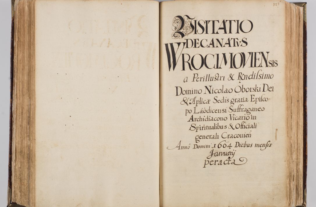 Zdjęcie nr 146 dla obiektu archiwalnego: Visitatio quindecim decanatuum, nempe: Skavinensis, Zathoriensis, Novi Montis, Skalensis, Wrocimoviensis, Adreoviensis, Kijensis, Paczanoviensis, Oswiecimensis, Żywiecensis, Witoviensis, Skoliensis, Opatovecensis, Wielicensis et Plesnensis a Peril. et R.D. Nicolao Oborski, episcopo Laodicensis, suffraganeo, archidiacono, vicario in spiritualibus generali Cracoviensi in annis 1663 - 1665 expedita