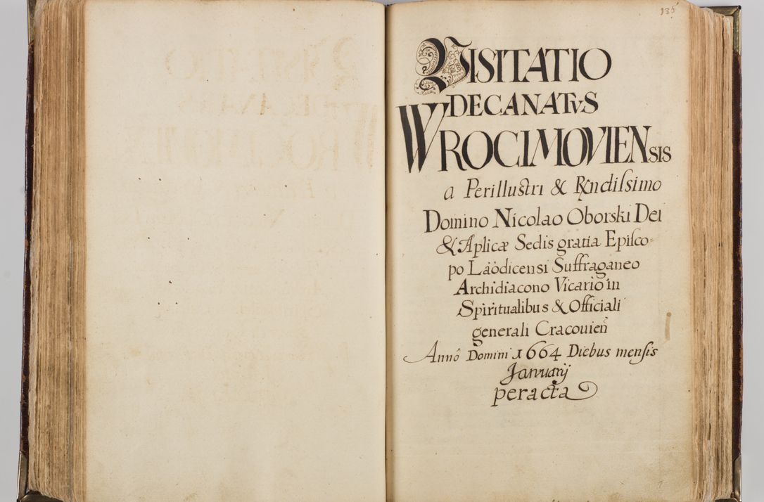 Zdjęcie nr 145 dla obiektu archiwalnego: Visitatio quindecim decanatuum, nempe: Skavinensis, Zathoriensis, Novi Montis, Skalensis, Wrocimoviensis, Adreoviensis, Kijensis, Paczanoviensis, Oswiecimensis, Żywiecensis, Witoviensis, Skoliensis, Opatovecensis, Wielicensis et Plesnensis a Peril. et R.D. Nicolao Oborski, episcopo Laodicensis, suffraganeo, archidiacono, vicario in spiritualibus generali Cracoviensi in annis 1663 - 1665 expedita
