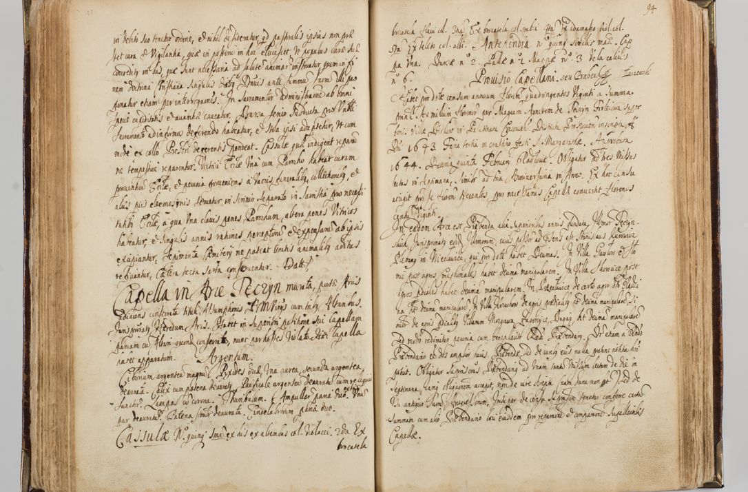 Zdjęcie nr 104 dla obiektu archiwalnego: Visitatio quindecim decanatuum, nempe: Skavinensis, Zathoriensis, Novi Montis, Skalensis, Wrocimoviensis, Adreoviensis, Kijensis, Paczanoviensis, Oswiecimensis, Żywiecensis, Witoviensis, Skoliensis, Opatovecensis, Wielicensis et Plesnensis a Peril. et R.D. Nicolao Oborski, episcopo Laodicensis, suffraganeo, archidiacono, vicario in spiritualibus generali Cracoviensi in annis 1663 - 1665 expedita