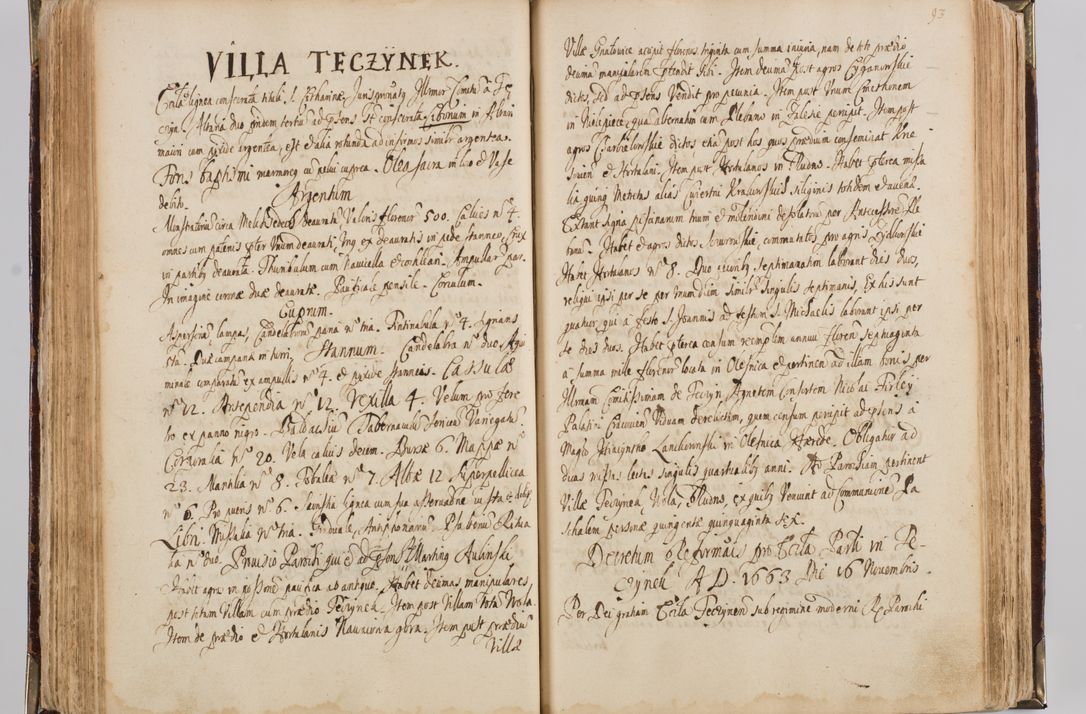Zdjęcie nr 103 dla obiektu archiwalnego: Visitatio quindecim decanatuum, nempe: Skavinensis, Zathoriensis, Novi Montis, Skalensis, Wrocimoviensis, Adreoviensis, Kijensis, Paczanoviensis, Oswiecimensis, Żywiecensis, Witoviensis, Skoliensis, Opatovecensis, Wielicensis et Plesnensis a Peril. et R.D. Nicolao Oborski, episcopo Laodicensis, suffraganeo, archidiacono, vicario in spiritualibus generali Cracoviensi in annis 1663 - 1665 expedita
