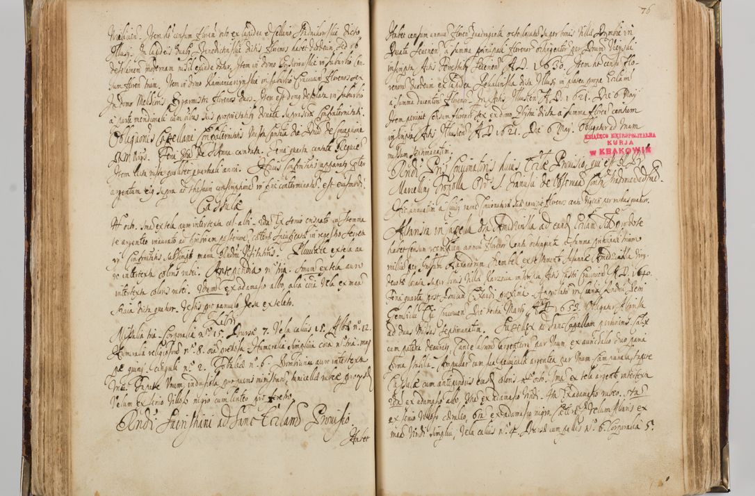 Zdjęcie nr 86 dla obiektu archiwalnego: Visitatio quindecim decanatuum, nempe: Skavinensis, Zathoriensis, Novi Montis, Skalensis, Wrocimoviensis, Adreoviensis, Kijensis, Paczanoviensis, Oswiecimensis, Żywiecensis, Witoviensis, Skoliensis, Opatovecensis, Wielicensis et Plesnensis a Peril. et R.D. Nicolao Oborski, episcopo Laodicensis, suffraganeo, archidiacono, vicario in spiritualibus generali Cracoviensi in annis 1663 - 1665 expedita