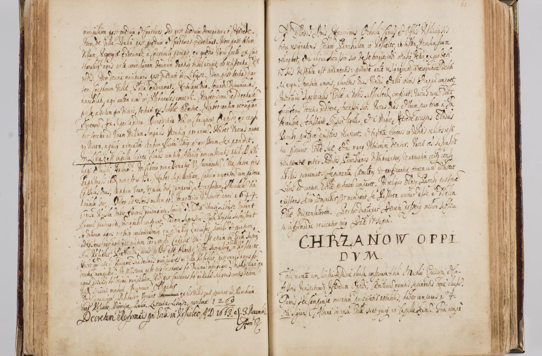 Zdjęcie nr 71 dla obiektu archiwalnego: Visitatio quindecim decanatuum, nempe: Skavinensis, Zathoriensis, Novi Montis, Skalensis, Wrocimoviensis, Adreoviensis, Kijensis, Paczanoviensis, Oswiecimensis, Żywiecensis, Witoviensis, Skoliensis, Opatovecensis, Wielicensis et Plesnensis a Peril. et R.D. Nicolao Oborski, episcopo Laodicensis, suffraganeo, archidiacono, vicario in spiritualibus generali Cracoviensi in annis 1663 - 1665 expedita