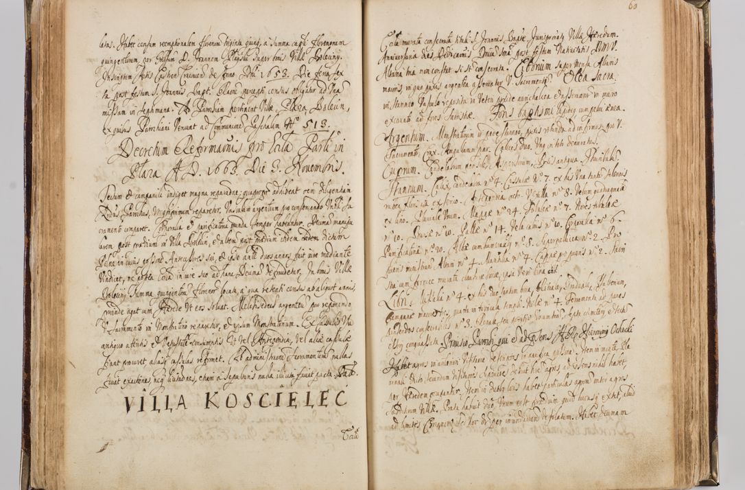 Zdjęcie nr 70 dla obiektu archiwalnego: Visitatio quindecim decanatuum, nempe: Skavinensis, Zathoriensis, Novi Montis, Skalensis, Wrocimoviensis, Adreoviensis, Kijensis, Paczanoviensis, Oswiecimensis, Żywiecensis, Witoviensis, Skoliensis, Opatovecensis, Wielicensis et Plesnensis a Peril. et R.D. Nicolao Oborski, episcopo Laodicensis, suffraganeo, archidiacono, vicario in spiritualibus generali Cracoviensi in annis 1663 - 1665 expedita