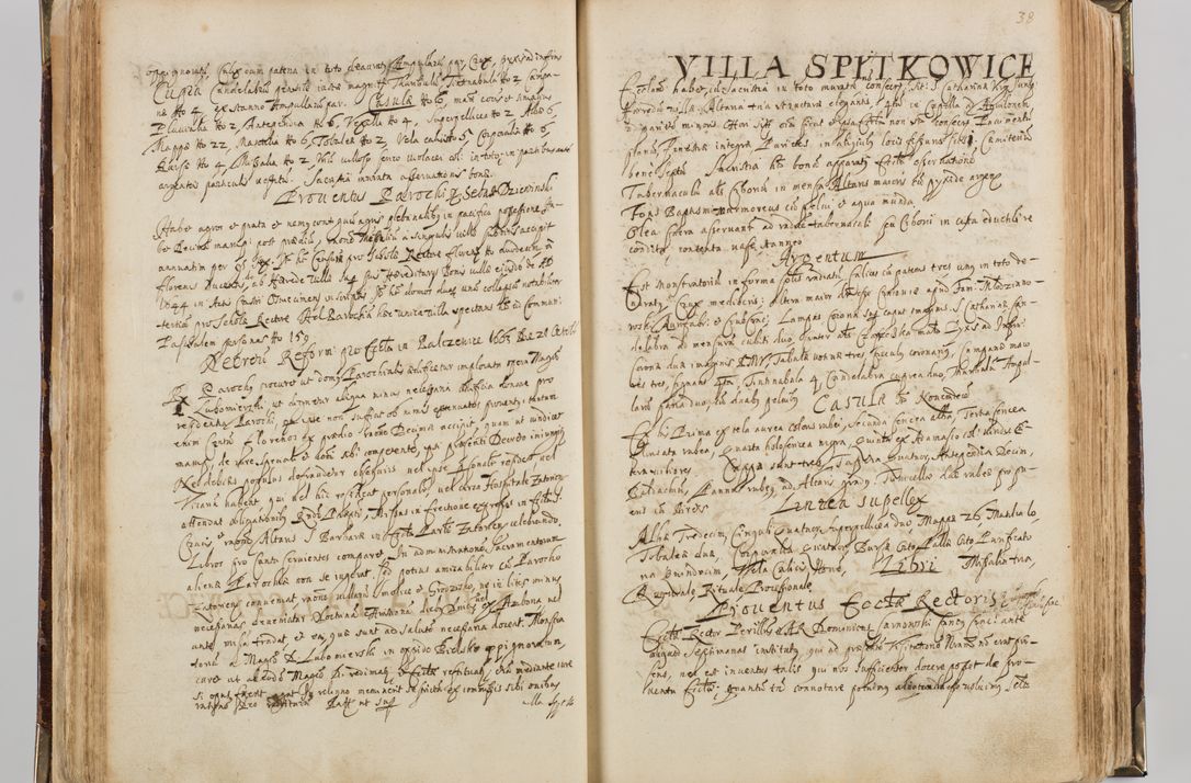 Zdjęcie nr 46 dla obiektu archiwalnego: Visitatio quindecim decanatuum, nempe: Skavinensis, Zathoriensis, Novi Montis, Skalensis, Wrocimoviensis, Adreoviensis, Kijensis, Paczanoviensis, Oswiecimensis, Żywiecensis, Witoviensis, Skoliensis, Opatovecensis, Wielicensis et Plesnensis a Peril. et R.D. Nicolao Oborski, episcopo Laodicensis, suffraganeo, archidiacono, vicario in spiritualibus generali Cracoviensi in annis 1663 - 1665 expedita