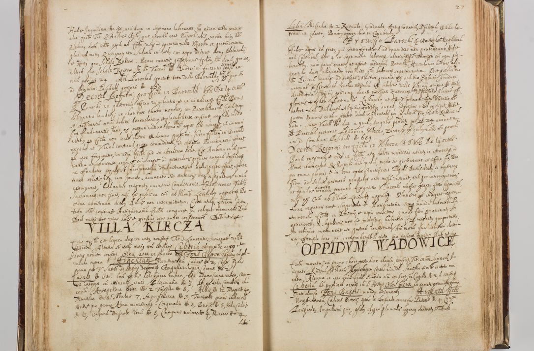Zdjęcie nr 35 dla obiektu archiwalnego: Visitatio quindecim decanatuum, nempe: Skavinensis, Zathoriensis, Novi Montis, Skalensis, Wrocimoviensis, Adreoviensis, Kijensis, Paczanoviensis, Oswiecimensis, Żywiecensis, Witoviensis, Skoliensis, Opatovecensis, Wielicensis et Plesnensis a Peril. et R.D. Nicolao Oborski, episcopo Laodicensis, suffraganeo, archidiacono, vicario in spiritualibus generali Cracoviensi in annis 1663 - 1665 expedita