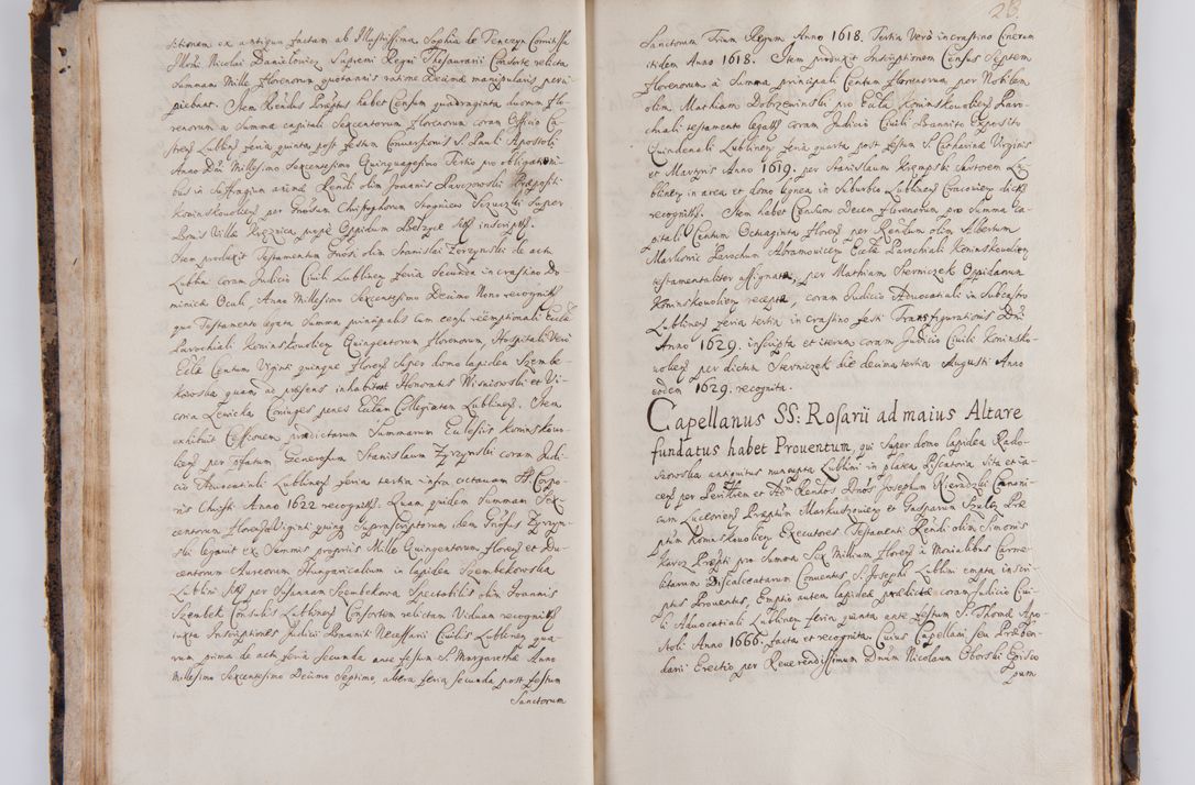 Zdjęcie nr 28 dla obiektu archiwalnego: Visitatio ecclesiarum parachialium in decanatu Casimieriensi in archidiaconatu Lublinensi expedita per R.D. Josephum Nieradzki, canonicum Luceoriensem, praepostium Markuszoviensem, surrogatum officialem Lublinensem ab Illustr. R.D. Andrea Trzebicki, episco Cracoviensi, duce Severiae specialiter datum et deputatum commissarium. Visitatio heac peracta est a.D. 1675