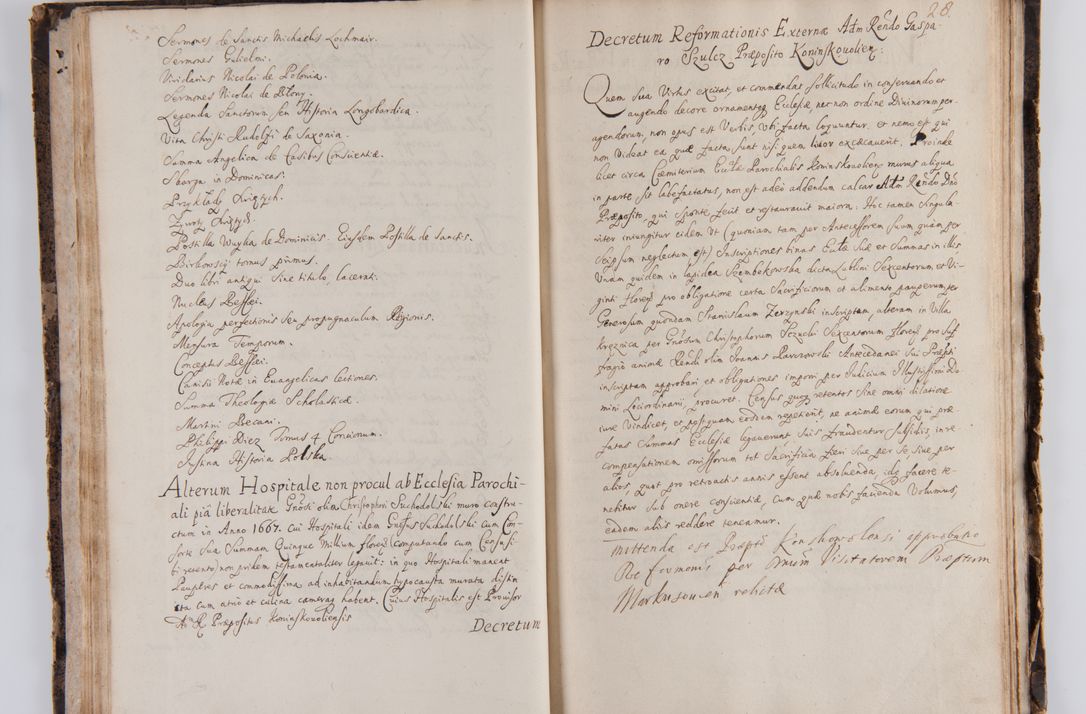 Zdjęcie nr 33 dla obiektu archiwalnego: Visitatio ecclesiarum parachialium in decanatu Casimieriensi in archidiaconatu Lublinensi expedita per R.D. Josephum Nieradzki, canonicum Luceoriensem, praepostium Markuszoviensem, surrogatum officialem Lublinensem ab Illustr. R.D. Andrea Trzebicki, episco Cracoviensi, duce Severiae specialiter datum et deputatum commissarium. Visitatio heac peracta est a.D. 1675