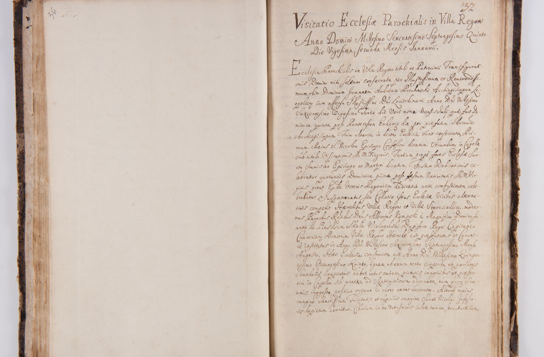 Zdjęcie nr 43 dla obiektu archiwalnego: Visitatio ecclesiarum parachialium in decanatu Casimieriensi in archidiaconatu Lublinensi expedita per R.D. Josephum Nieradzki, canonicum Luceoriensem, praepostium Markuszoviensem, surrogatum officialem Lublinensem ab Illustr. R.D. Andrea Trzebicki, episco Cracoviensi, duce Severiae specialiter datum et deputatum commissarium. Visitatio heac peracta est a.D. 1675