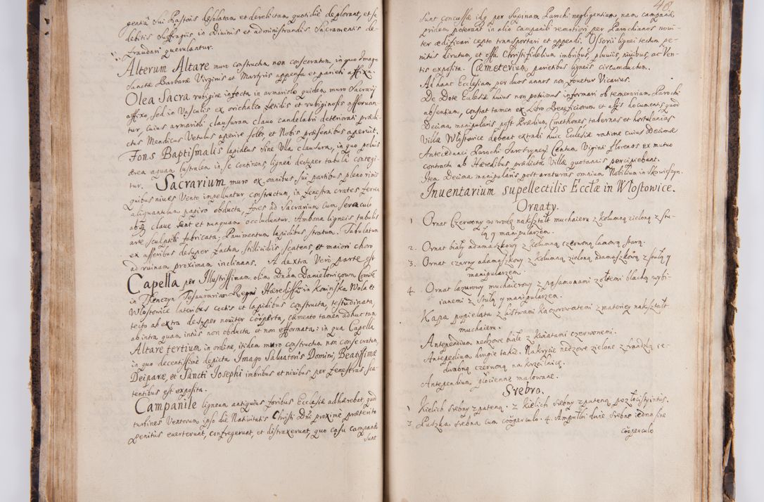 Zdjęcie nr 55 dla obiektu archiwalnego: Visitatio ecclesiarum parachialium in decanatu Casimieriensi in archidiaconatu Lublinensi expedita per R.D. Josephum Nieradzki, canonicum Luceoriensem, praepostium Markuszoviensem, surrogatum officialem Lublinensem ab Illustr. R.D. Andrea Trzebicki, episco Cracoviensi, duce Severiae specialiter datum et deputatum commissarium. Visitatio heac peracta est a.D. 1675
