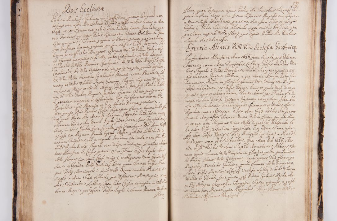 Zdjęcie nr 61 dla obiektu archiwalnego: Visitatio ecclesiarum parachialium in decanatu Casimieriensi in archidiaconatu Lublinensi expedita per R.D. Josephum Nieradzki, canonicum Luceoriensem, praepostium Markuszoviensem, surrogatum officialem Lublinensem ab Illustr. R.D. Andrea Trzebicki, episco Cracoviensi, duce Severiae specialiter datum et deputatum commissarium. Visitatio heac peracta est a.D. 1675