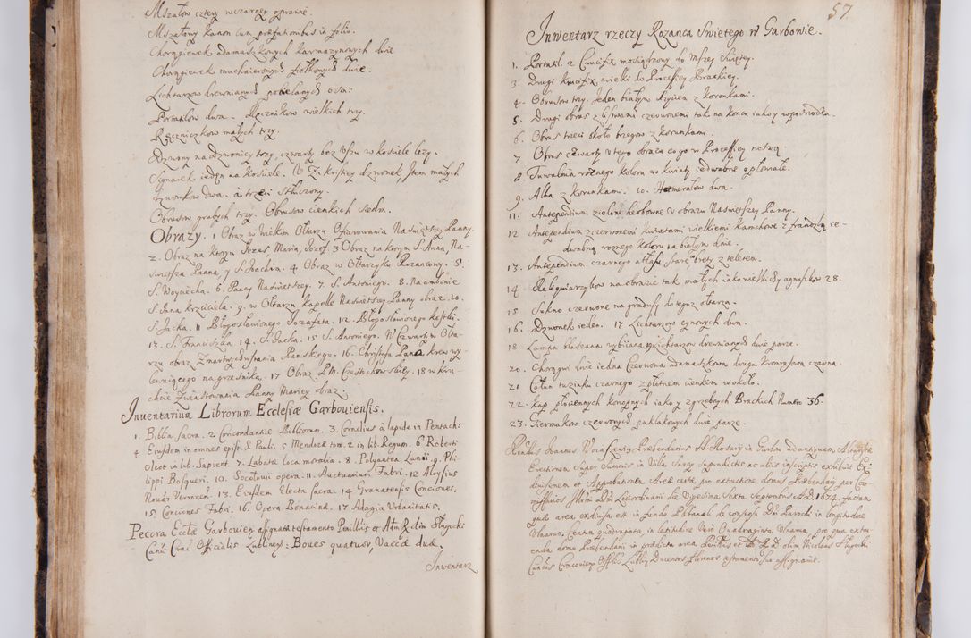 Zdjęcie nr 66 dla obiektu archiwalnego: Visitatio ecclesiarum parachialium in decanatu Casimieriensi in archidiaconatu Lublinensi expedita per R.D. Josephum Nieradzki, canonicum Luceoriensem, praepostium Markuszoviensem, surrogatum officialem Lublinensem ab Illustr. R.D. Andrea Trzebicki, episco Cracoviensi, duce Severiae specialiter datum et deputatum commissarium. Visitatio heac peracta est a.D. 1675
