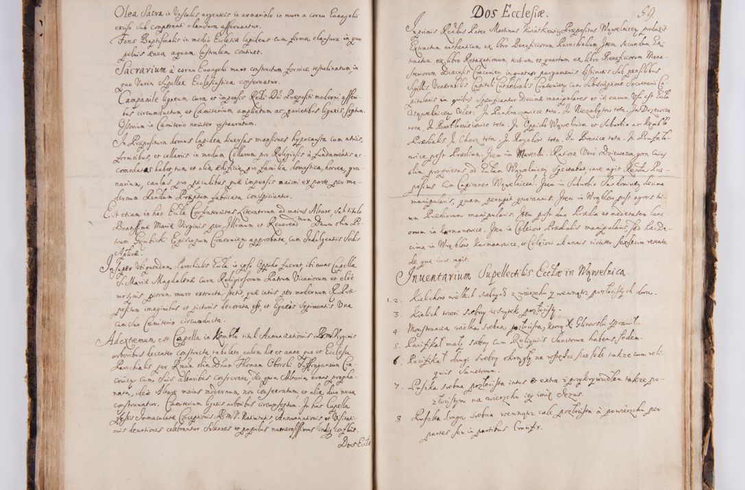Zdjęcie nr 68 dla obiektu archiwalnego: Visitatio ecclesiarum parachialium in decanatu Casimieriensi in archidiaconatu Lublinensi expedita per R.D. Josephum Nieradzki, canonicum Luceoriensem, praepostium Markuszoviensem, surrogatum officialem Lublinensem ab Illustr. R.D. Andrea Trzebicki, episco Cracoviensi, duce Severiae specialiter datum et deputatum commissarium. Visitatio heac peracta est a.D. 1675