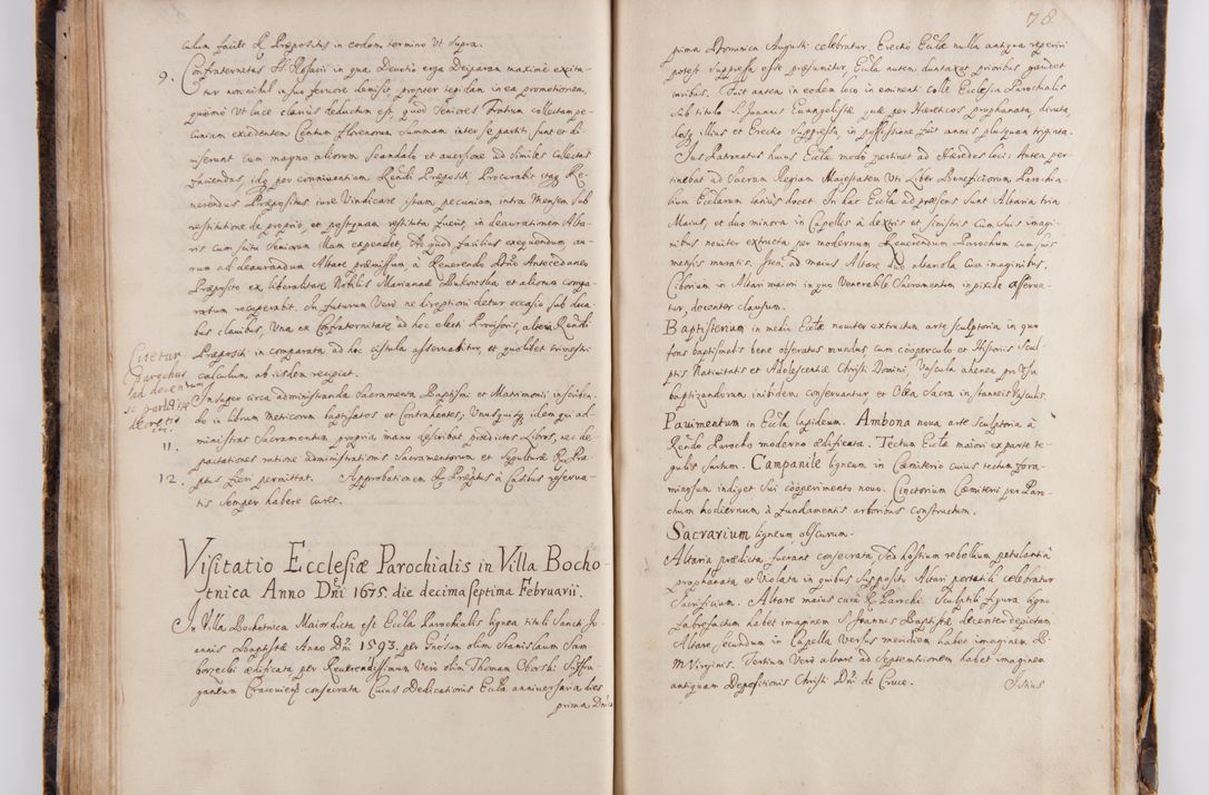Zdjęcie nr 89 dla obiektu archiwalnego: Visitatio ecclesiarum parachialium in decanatu Casimieriensi in archidiaconatu Lublinensi expedita per R.D. Josephum Nieradzki, canonicum Luceoriensem, praepostium Markuszoviensem, surrogatum officialem Lublinensem ab Illustr. R.D. Andrea Trzebicki, episco Cracoviensi, duce Severiae specialiter datum et deputatum commissarium. Visitatio heac peracta est a.D. 1675
