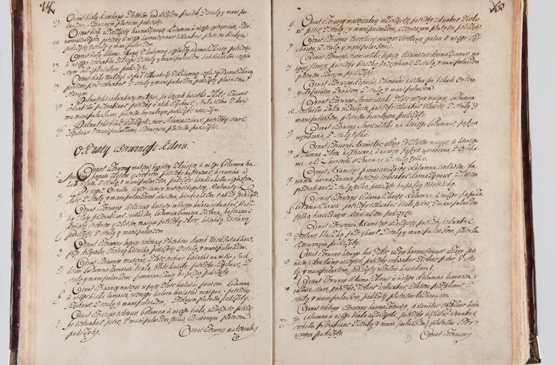 Zdjęcie nr 15 dla obiektu archiwalnego: Acta visitationum decanatuum: Wielicensis ex anno 1703, Novi Montis ex anno 1704 et Scavinensis ex anno 1704 sub generali administratione R.D. Casimiri a Łubna Łubiński, episcoi Heracleensis, suffraganei, canonici sede vacante episcopatus Cracoviensis et ducatus Severiensis, a R.D. Remigio Suszycki IUD, archidiacono Cracoviensi, custode Kielcensi, scholastico Lanciciensi, SRM secretario a.D. 1703 et 1704 expedita