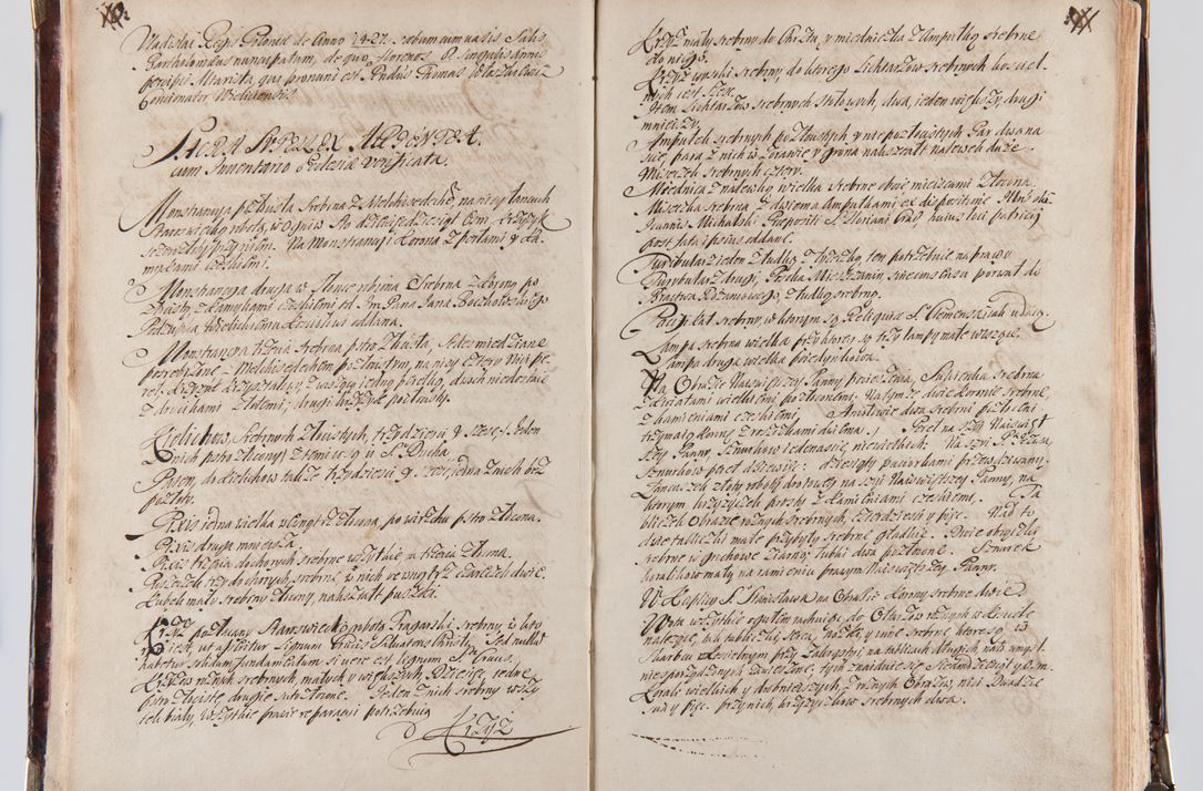 Zdjęcie nr 13 dla obiektu archiwalnego: Acta visitationum decanatuum: Wielicensis ex anno 1703, Novi Montis ex anno 1704 et Scavinensis ex anno 1704 sub generali administratione R.D. Casimiri a Łubna Łubiński, episcoi Heracleensis, suffraganei, canonici sede vacante episcopatus Cracoviensis et ducatus Severiensis, a R.D. Remigio Suszycki IUD, archidiacono Cracoviensi, custode Kielcensi, scholastico Lanciciensi, SRM secretario a.D. 1703 et 1704 expedita