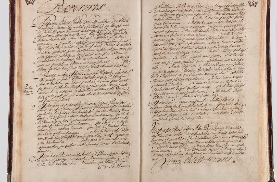 Zdjęcie nr 26 dla obiektu archiwalnego: Acta visitationum decanatuum: Wielicensis ex anno 1703, Novi Montis ex anno 1704 et Scavinensis ex anno 1704 sub generali administratione R.D. Casimiri a Łubna Łubiński, episcoi Heracleensis, suffraganei, canonici sede vacante episcopatus Cracoviensis et ducatus Severiensis, a R.D. Remigio Suszycki IUD, archidiacono Cracoviensi, custode Kielcensi, scholastico Lanciciensi, SRM secretario a.D. 1703 et 1704 expedita