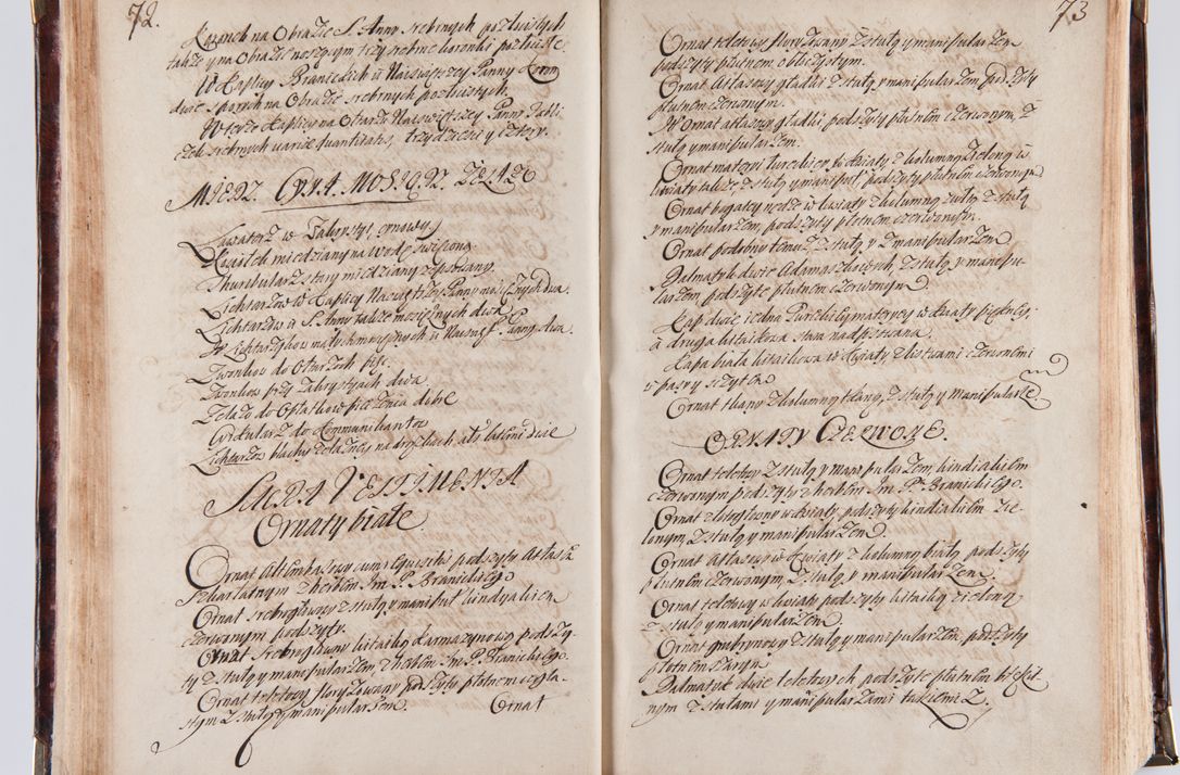 Zdjęcie nr 45 dla obiektu archiwalnego: Acta visitationum decanatuum: Wielicensis ex anno 1703, Novi Montis ex anno 1704 et Scavinensis ex anno 1704 sub generali administratione R.D. Casimiri a Łubna Łubiński, episcoi Heracleensis, suffraganei, canonici sede vacante episcopatus Cracoviensis et ducatus Severiensis, a R.D. Remigio Suszycki IUD, archidiacono Cracoviensi, custode Kielcensi, scholastico Lanciciensi, SRM secretario a.D. 1703 et 1704 expedita