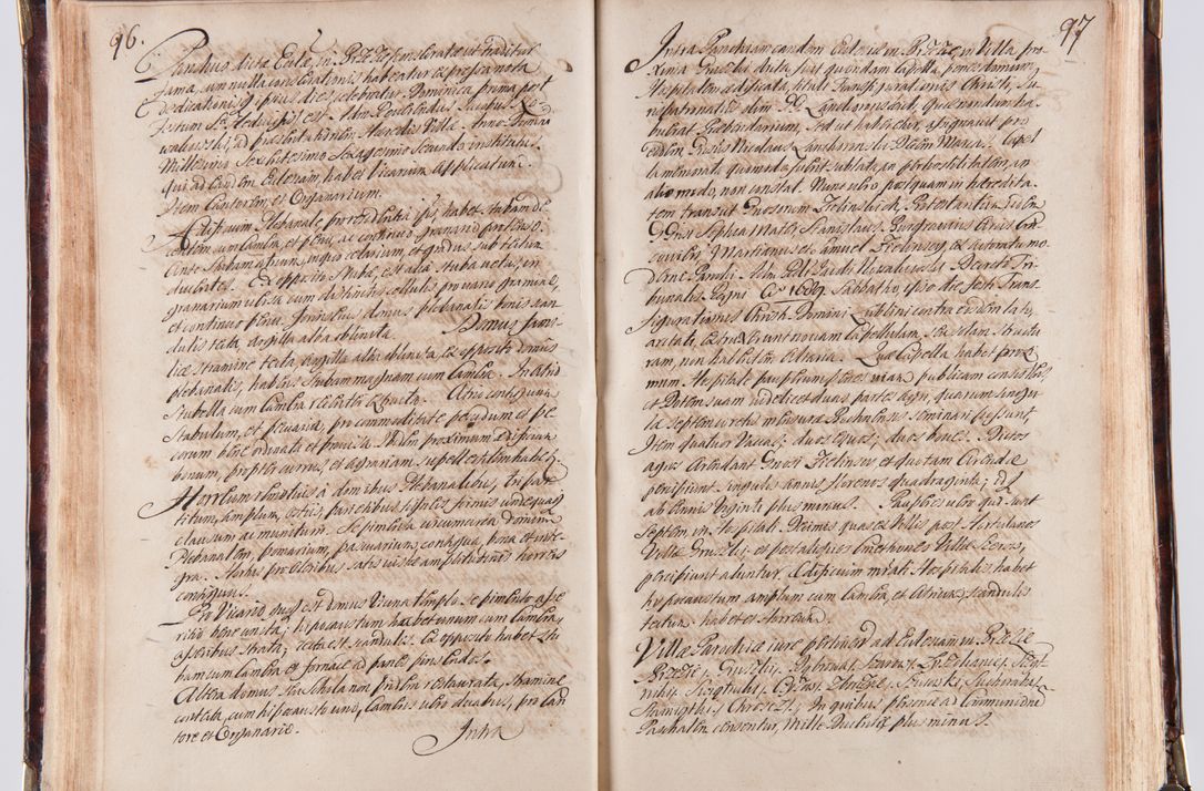 Zdjęcie nr 58 dla obiektu archiwalnego: Acta visitationum decanatuum: Wielicensis ex anno 1703, Novi Montis ex anno 1704 et Scavinensis ex anno 1704 sub generali administratione R.D. Casimiri a Łubna Łubiński, episcoi Heracleensis, suffraganei, canonici sede vacante episcopatus Cracoviensis et ducatus Severiensis, a R.D. Remigio Suszycki IUD, archidiacono Cracoviensi, custode Kielcensi, scholastico Lanciciensi, SRM secretario a.D. 1703 et 1704 expedita