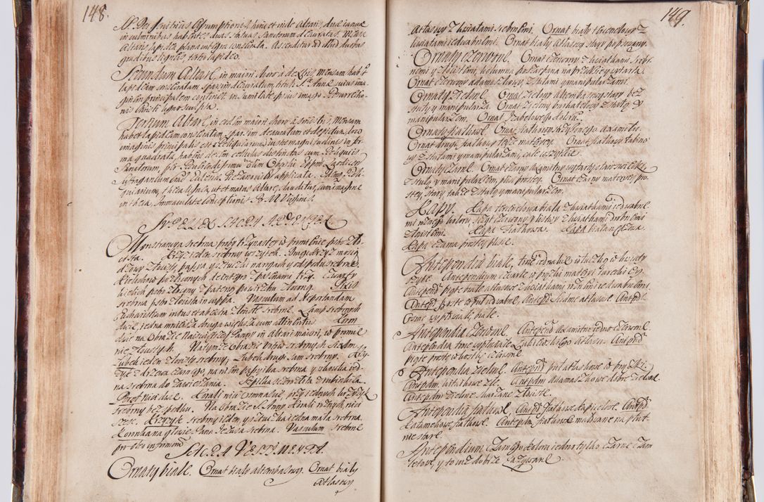 Zdjęcie nr 85 dla obiektu archiwalnego: Acta visitationum decanatuum: Wielicensis ex anno 1703, Novi Montis ex anno 1704 et Scavinensis ex anno 1704 sub generali administratione R.D. Casimiri a Łubna Łubiński, episcoi Heracleensis, suffraganei, canonici sede vacante episcopatus Cracoviensis et ducatus Severiensis, a R.D. Remigio Suszycki IUD, archidiacono Cracoviensi, custode Kielcensi, scholastico Lanciciensi, SRM secretario a.D. 1703 et 1704 expedita