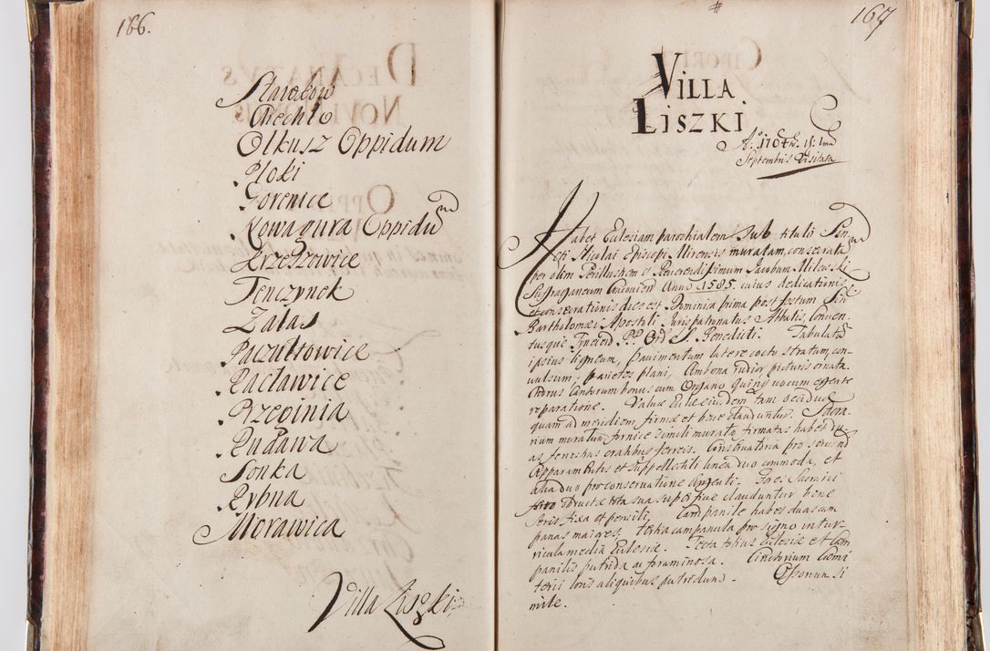 Zdjęcie nr 95 dla obiektu archiwalnego: Acta visitationum decanatuum: Wielicensis ex anno 1703, Novi Montis ex anno 1704 et Scavinensis ex anno 1704 sub generali administratione R.D. Casimiri a Łubna Łubiński, episcoi Heracleensis, suffraganei, canonici sede vacante episcopatus Cracoviensis et ducatus Severiensis, a R.D. Remigio Suszycki IUD, archidiacono Cracoviensi, custode Kielcensi, scholastico Lanciciensi, SRM secretario a.D. 1703 et 1704 expedita