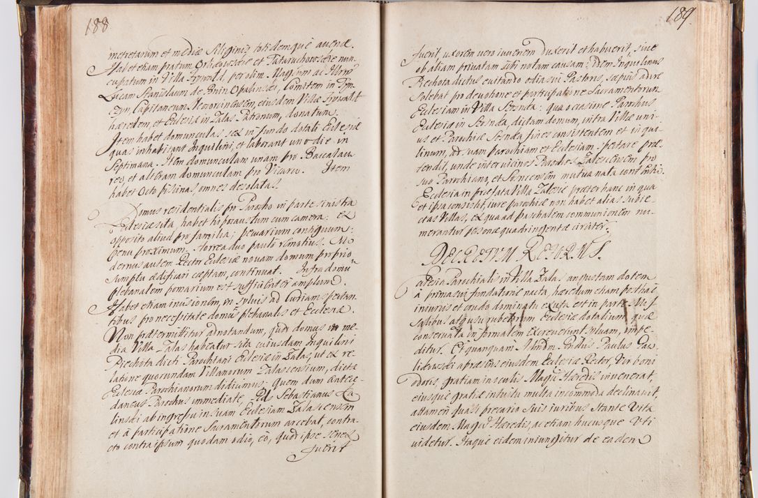 Zdjęcie nr 106 dla obiektu archiwalnego: Acta visitationum decanatuum: Wielicensis ex anno 1703, Novi Montis ex anno 1704 et Scavinensis ex anno 1704 sub generali administratione R.D. Casimiri a Łubna Łubiński, episcoi Heracleensis, suffraganei, canonici sede vacante episcopatus Cracoviensis et ducatus Severiensis, a R.D. Remigio Suszycki IUD, archidiacono Cracoviensi, custode Kielcensi, scholastico Lanciciensi, SRM secretario a.D. 1703 et 1704 expedita