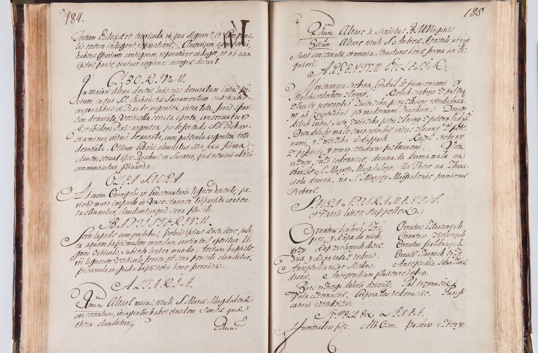 Zdjęcie nr 104 dla obiektu archiwalnego: Acta visitationum decanatuum: Wielicensis ex anno 1703, Novi Montis ex anno 1704 et Scavinensis ex anno 1704 sub generali administratione R.D. Casimiri a Łubna Łubiński, episcoi Heracleensis, suffraganei, canonici sede vacante episcopatus Cracoviensis et ducatus Severiensis, a R.D. Remigio Suszycki IUD, archidiacono Cracoviensi, custode Kielcensi, scholastico Lanciciensi, SRM secretario a.D. 1703 et 1704 expedita