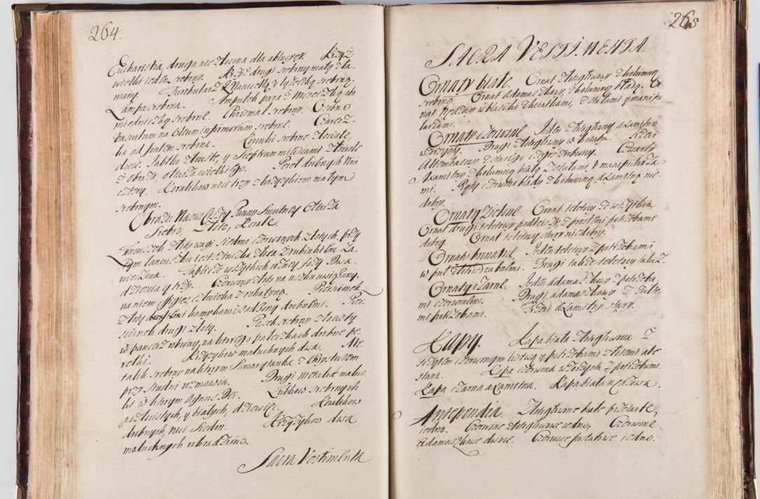 Zdjęcie nr 145 dla obiektu archiwalnego: Acta visitationum decanatuum: Wielicensis ex anno 1703, Novi Montis ex anno 1704 et Scavinensis ex anno 1704 sub generali administratione R.D. Casimiri a Łubna Łubiński, episcoi Heracleensis, suffraganei, canonici sede vacante episcopatus Cracoviensis et ducatus Severiensis, a R.D. Remigio Suszycki IUD, archidiacono Cracoviensi, custode Kielcensi, scholastico Lanciciensi, SRM secretario a.D. 1703 et 1704 expedita