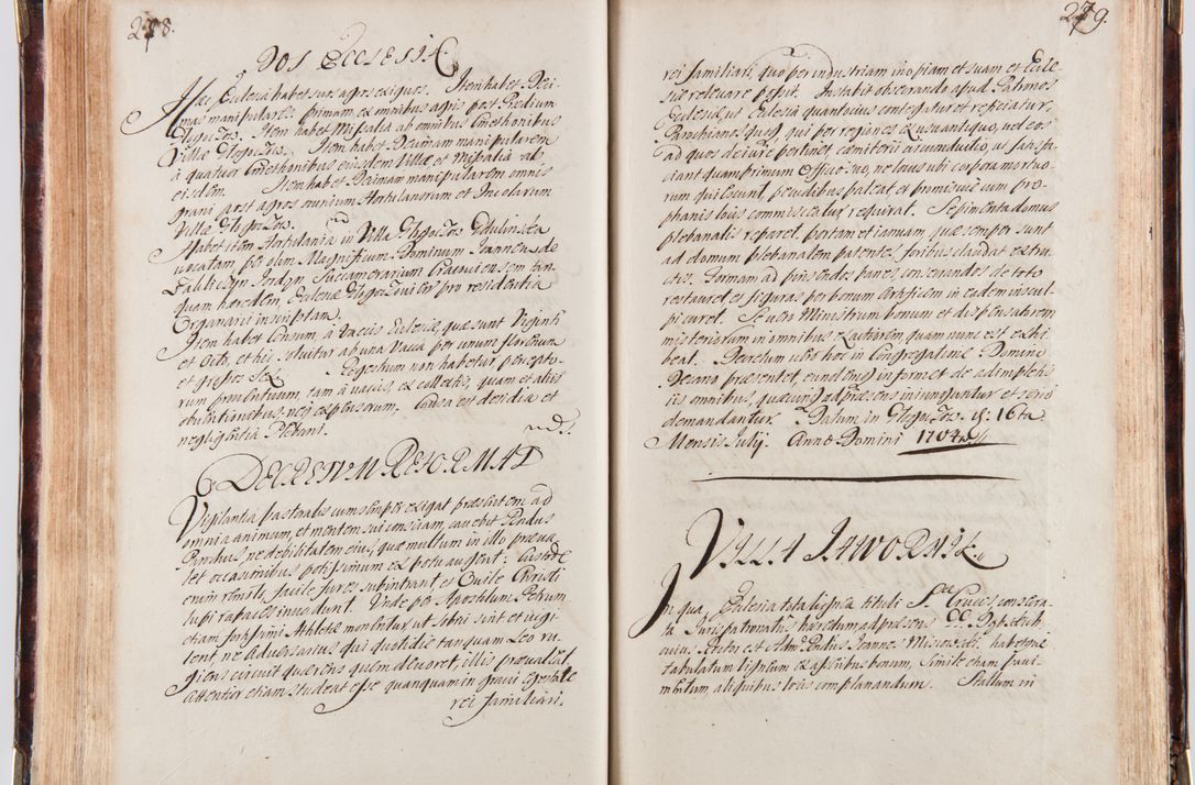 Zdjęcie nr 152 dla obiektu archiwalnego: Acta visitationum decanatuum: Wielicensis ex anno 1703, Novi Montis ex anno 1704 et Scavinensis ex anno 1704 sub generali administratione R.D. Casimiri a Łubna Łubiński, episcoi Heracleensis, suffraganei, canonici sede vacante episcopatus Cracoviensis et ducatus Severiensis, a R.D. Remigio Suszycki IUD, archidiacono Cracoviensi, custode Kielcensi, scholastico Lanciciensi, SRM secretario a.D. 1703 et 1704 expedita