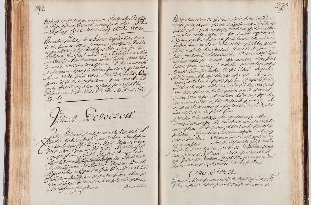 Zdjęcie nr 149 dla obiektu archiwalnego: Acta visitationum decanatuum: Wielicensis ex anno 1703, Novi Montis ex anno 1704 et Scavinensis ex anno 1704 sub generali administratione R.D. Casimiri a Łubna Łubiński, episcoi Heracleensis, suffraganei, canonici sede vacante episcopatus Cracoviensis et ducatus Severiensis, a R.D. Remigio Suszycki IUD, archidiacono Cracoviensi, custode Kielcensi, scholastico Lanciciensi, SRM secretario a.D. 1703 et 1704 expedita