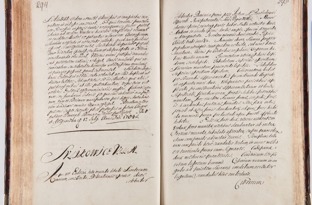 Zdjęcie nr 160 dla obiektu archiwalnego: Acta visitationum decanatuum: Wielicensis ex anno 1703, Novi Montis ex anno 1704 et Scavinensis ex anno 1704 sub generali administratione R.D. Casimiri a Łubna Łubiński, episcoi Heracleensis, suffraganei, canonici sede vacante episcopatus Cracoviensis et ducatus Severiensis, a R.D. Remigio Suszycki IUD, archidiacono Cracoviensi, custode Kielcensi, scholastico Lanciciensi, SRM secretario a.D. 1703 et 1704 expedita