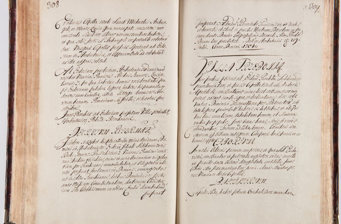 Zdjęcie nr 167 dla obiektu archiwalnego: Acta visitationum decanatuum: Wielicensis ex anno 1703, Novi Montis ex anno 1704 et Scavinensis ex anno 1704 sub generali administratione R.D. Casimiri a Łubna Łubiński, episcoi Heracleensis, suffraganei, canonici sede vacante episcopatus Cracoviensis et ducatus Severiensis, a R.D. Remigio Suszycki IUD, archidiacono Cracoviensi, custode Kielcensi, scholastico Lanciciensi, SRM secretario a.D. 1703 et 1704 expedita
