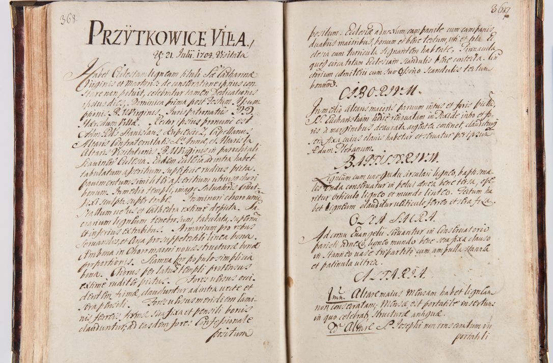 Zdjęcie nr 198 dla obiektu archiwalnego: Acta visitationum decanatuum: Wielicensis ex anno 1703, Novi Montis ex anno 1704 et Scavinensis ex anno 1704 sub generali administratione R.D. Casimiri a Łubna Łubiński, episcoi Heracleensis, suffraganei, canonici sede vacante episcopatus Cracoviensis et ducatus Severiensis, a R.D. Remigio Suszycki IUD, archidiacono Cracoviensi, custode Kielcensi, scholastico Lanciciensi, SRM secretario a.D. 1703 et 1704 expedita