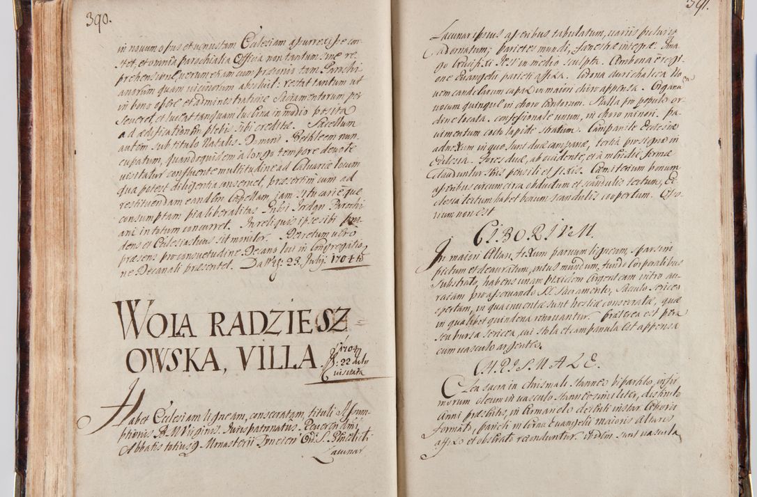 Zdjęcie nr 209 dla obiektu archiwalnego: Acta visitationum decanatuum: Wielicensis ex anno 1703, Novi Montis ex anno 1704 et Scavinensis ex anno 1704 sub generali administratione R.D. Casimiri a Łubna Łubiński, episcoi Heracleensis, suffraganei, canonici sede vacante episcopatus Cracoviensis et ducatus Severiensis, a R.D. Remigio Suszycki IUD, archidiacono Cracoviensi, custode Kielcensi, scholastico Lanciciensi, SRM secretario a.D. 1703 et 1704 expedita