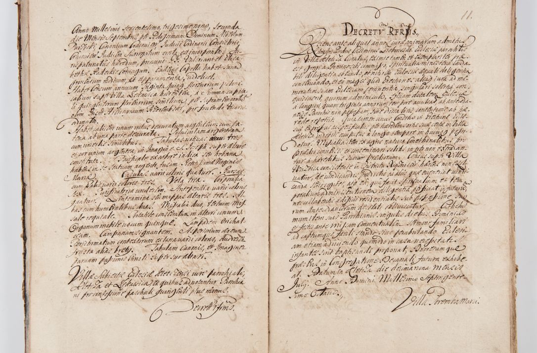 Zdjęcie nr 18 dla obiektu archiwalnego: Visitatio ecclesiarum decanatuum Zathoriensis et Oswiecimensis et Zywecensis per R.D. Remigium Suszycki, canonicum Cracoviensem, specialiter deputatum anno 1708 et 1709 expedita ex peracta. Ad calccem adpositum est &quot;Brulion wizyty dekanatu nowotarskiego 1707 - 1713&quot;