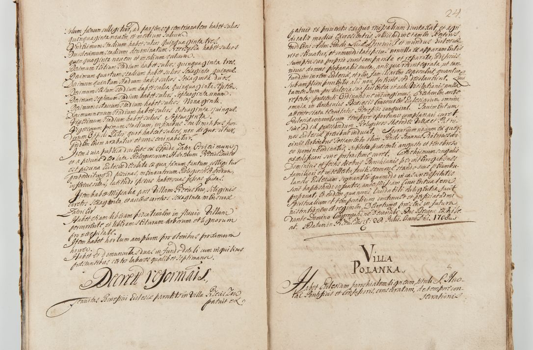 Zdjęcie nr 31 dla obiektu archiwalnego: Visitatio ecclesiarum decanatuum Zathoriensis et Oswiecimensis et Zywecensis per R.D. Remigium Suszycki, canonicum Cracoviensem, specialiter deputatum anno 1708 et 1709 expedita ex peracta. Ad calccem adpositum est "Brulion wizyty dekanatu nowotarskiego 1707 - 1713"