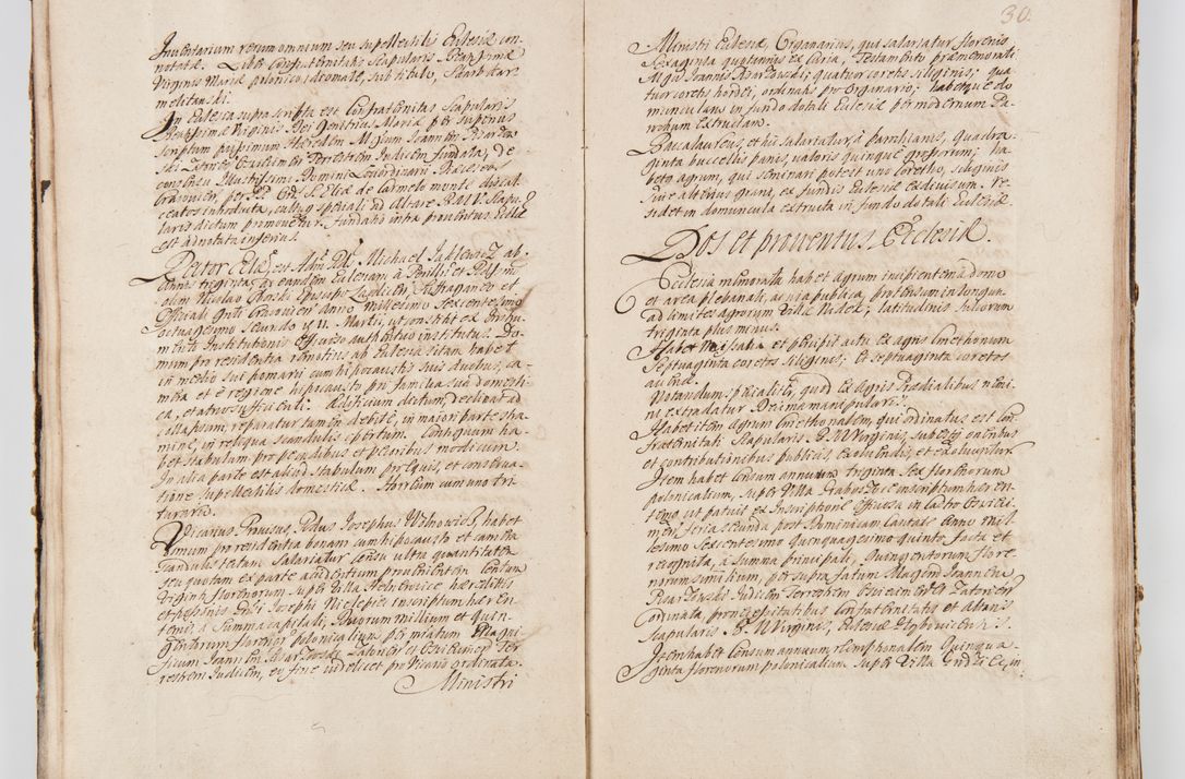 Zdjęcie nr 37 dla obiektu archiwalnego: Visitatio ecclesiarum decanatuum Zathoriensis et Oswiecimensis et Zywecensis per R.D. Remigium Suszycki, canonicum Cracoviensem, specialiter deputatum anno 1708 et 1709 expedita ex peracta. Ad calccem adpositum est &quot;Brulion wizyty dekanatu nowotarskiego 1707 - 1713&quot;