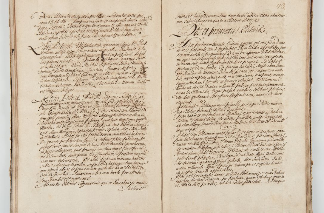 Zdjęcie nr 52 dla obiektu archiwalnego: Visitatio ecclesiarum decanatuum Zathoriensis et Oswiecimensis et Zywecensis per R.D. Remigium Suszycki, canonicum Cracoviensem, specialiter deputatum anno 1708 et 1709 expedita ex peracta. Ad calccem adpositum est &quot;Brulion wizyty dekanatu nowotarskiego 1707 - 1713&quot;