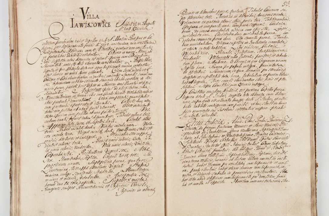 Zdjęcie nr 62 dla obiektu archiwalnego: Visitatio ecclesiarum decanatuum Zathoriensis et Oswiecimensis et Zywecensis per R.D. Remigium Suszycki, canonicum Cracoviensem, specialiter deputatum anno 1708 et 1709 expedita ex peracta. Ad calccem adpositum est &quot;Brulion wizyty dekanatu nowotarskiego 1707 - 1713&quot;