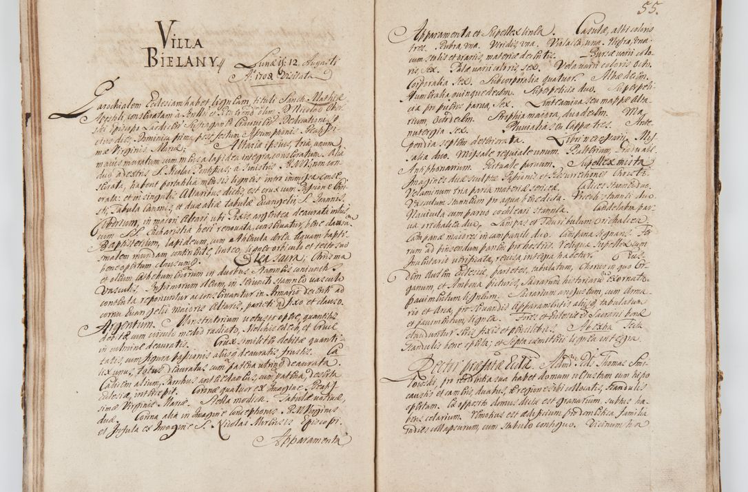 Zdjęcie nr 64 dla obiektu archiwalnego: Visitatio ecclesiarum decanatuum Zathoriensis et Oswiecimensis et Zywecensis per R.D. Remigium Suszycki, canonicum Cracoviensem, specialiter deputatum anno 1708 et 1709 expedita ex peracta. Ad calccem adpositum est "Brulion wizyty dekanatu nowotarskiego 1707 - 1713"