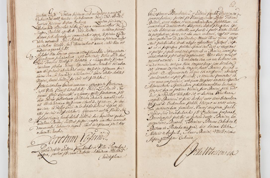 Zdjęcie nr 71 dla obiektu archiwalnego: Visitatio ecclesiarum decanatuum Zathoriensis et Oswiecimensis et Zywecensis per R.D. Remigium Suszycki, canonicum Cracoviensem, specialiter deputatum anno 1708 et 1709 expedita ex peracta. Ad calccem adpositum est "Brulion wizyty dekanatu nowotarskiego 1707 - 1713"